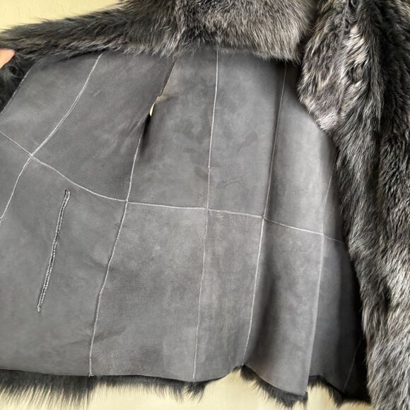 Vince Fur Gilet Vest Jacket - Picture 4 of 6